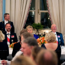 17. oktober: Kong Harald holder middag for stortingsrepresentantene på Det kongelige slott. Stortingspresident Tone Wilhelmsen Trøen taler. Foto: Heiko Junge / NTB scanpix